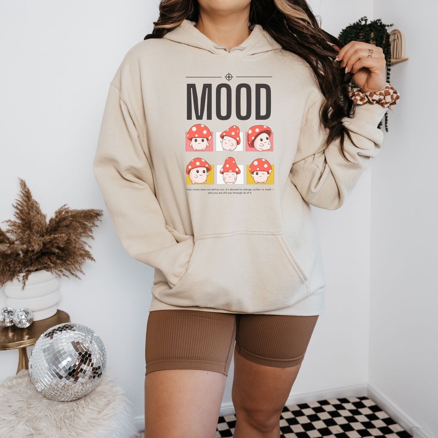 MOOD Hoodie – Soft Mental Health Hoodie with Mushrooms