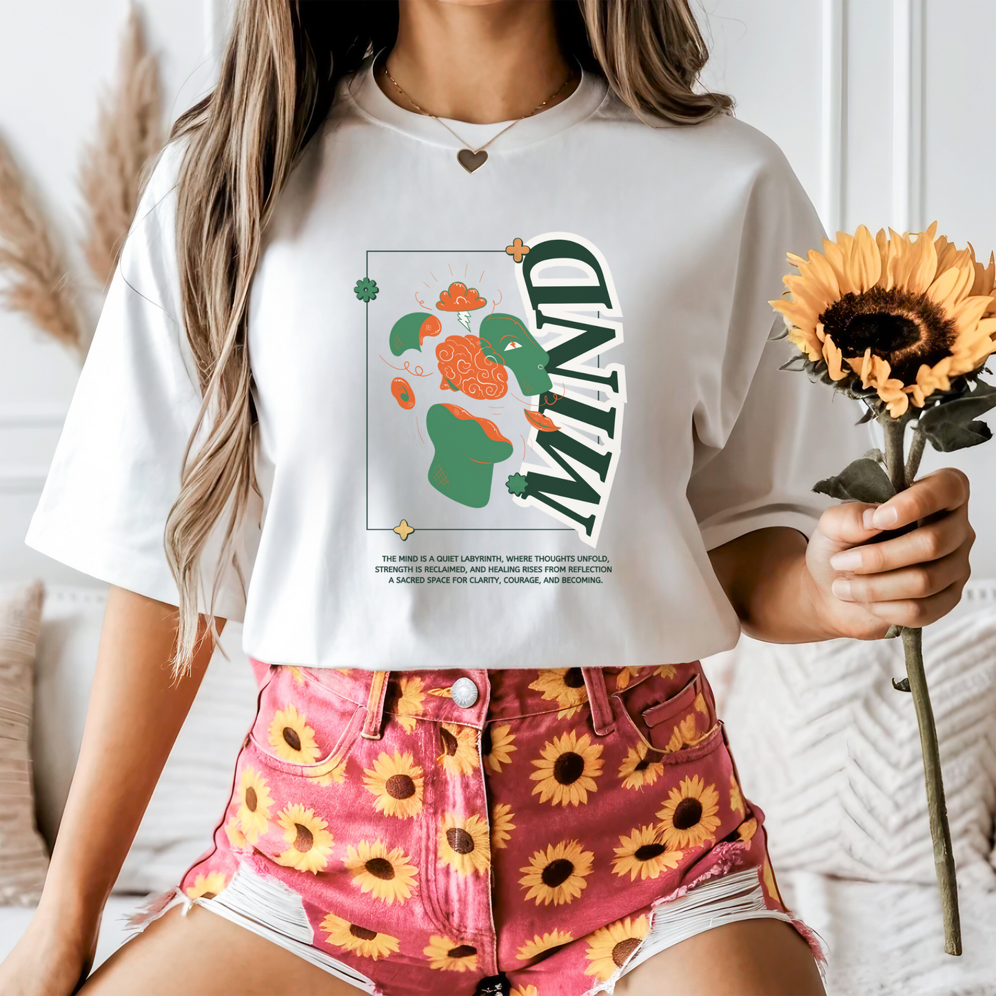 MIND T-Shirt – Minimalist Mental Health Design Tee