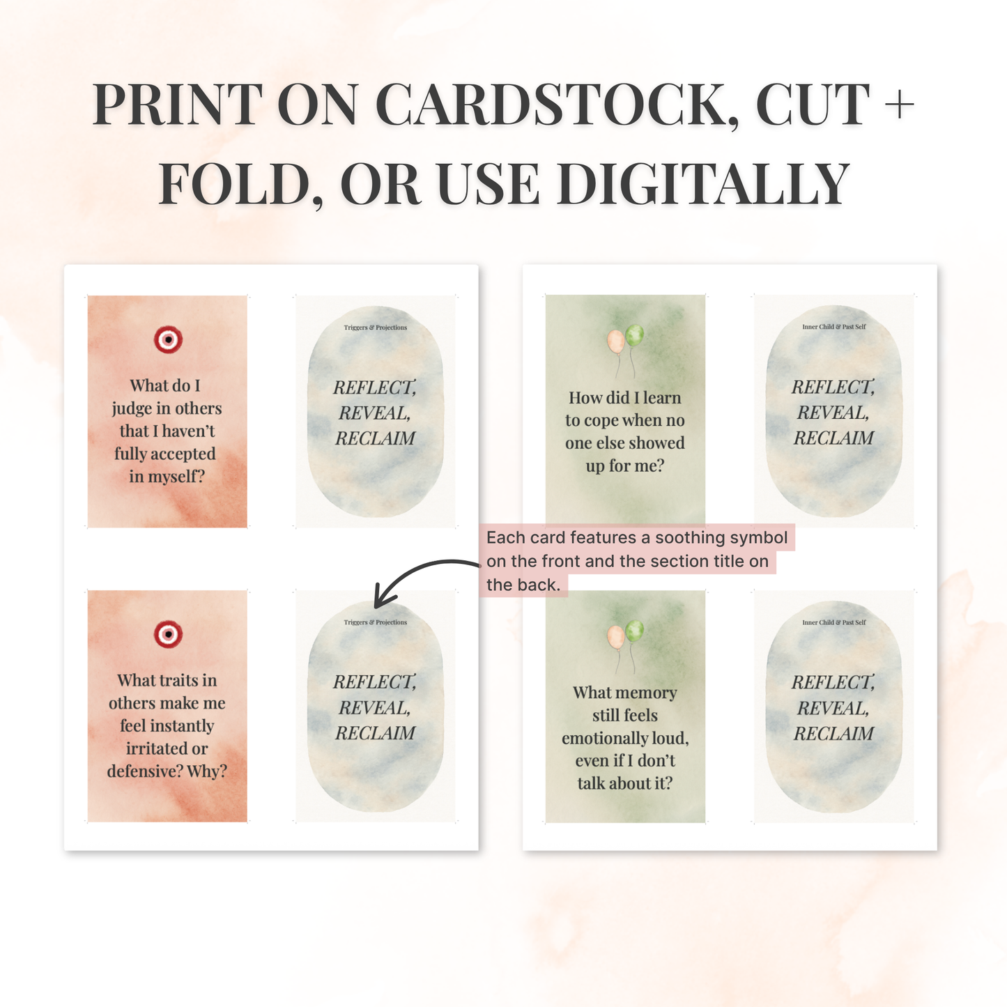 Shadow Work Digital Prompt Deck
