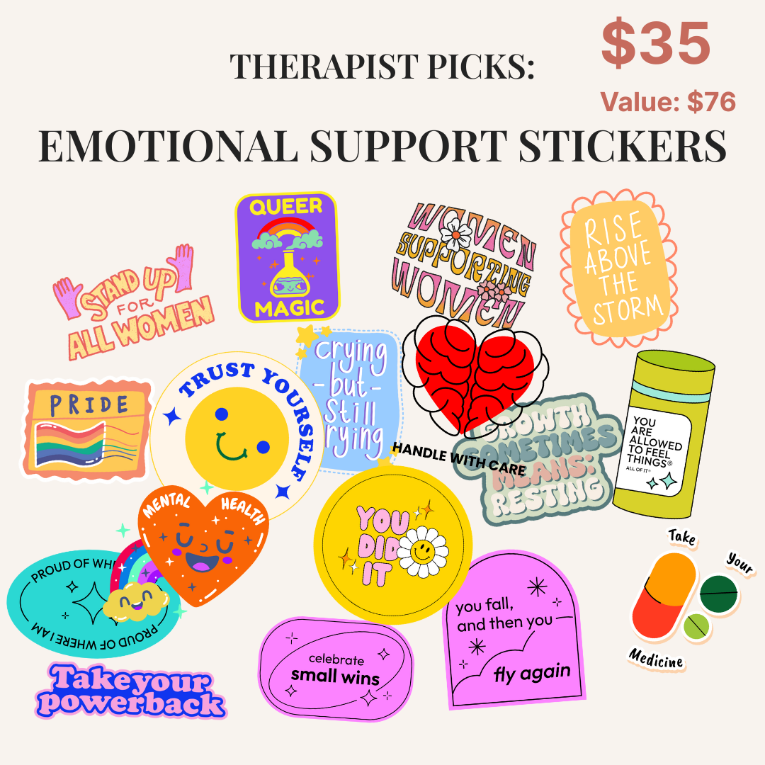 Therapist Picks: Emotional Support Stickers