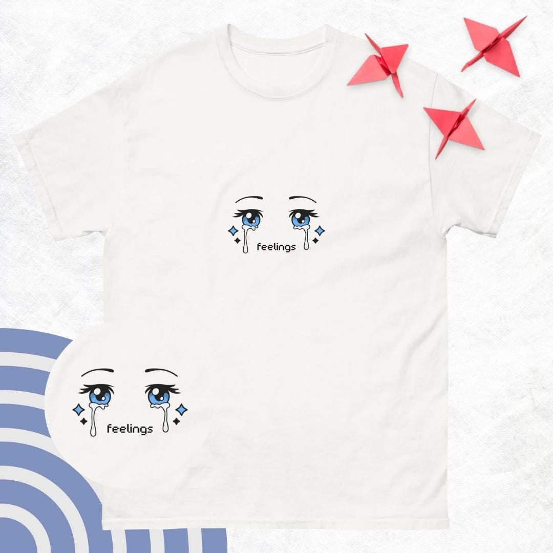 Crop Top Sad Anime Eyes Crop Top
