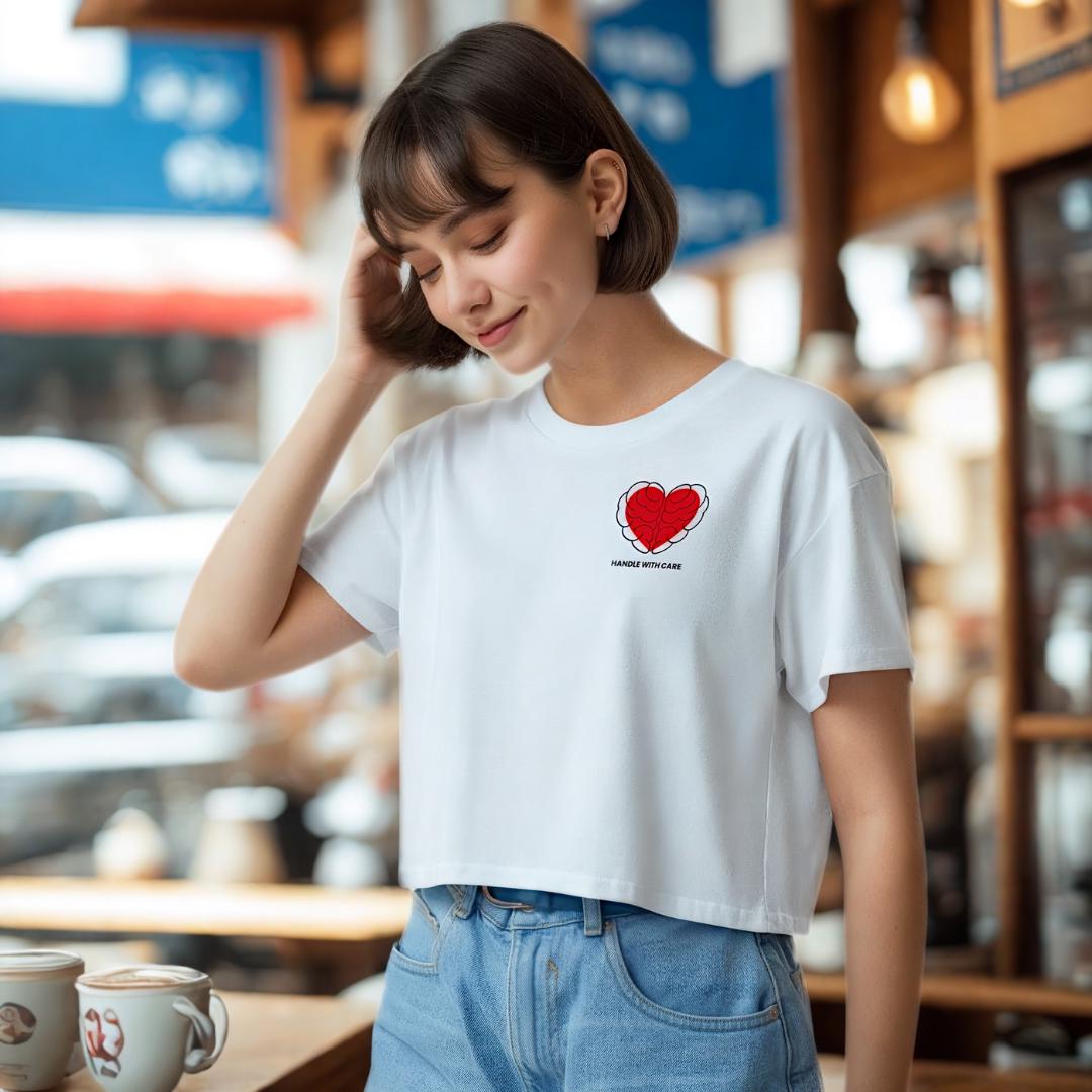 Handle with Care Crop Top