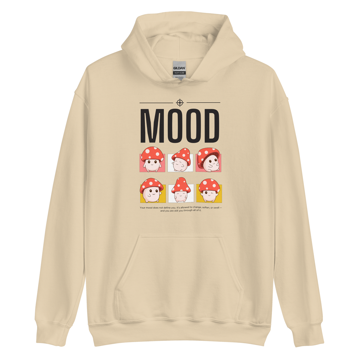 MOOD Hoodie – Soft Mental Health Hoodie with Mushrooms
