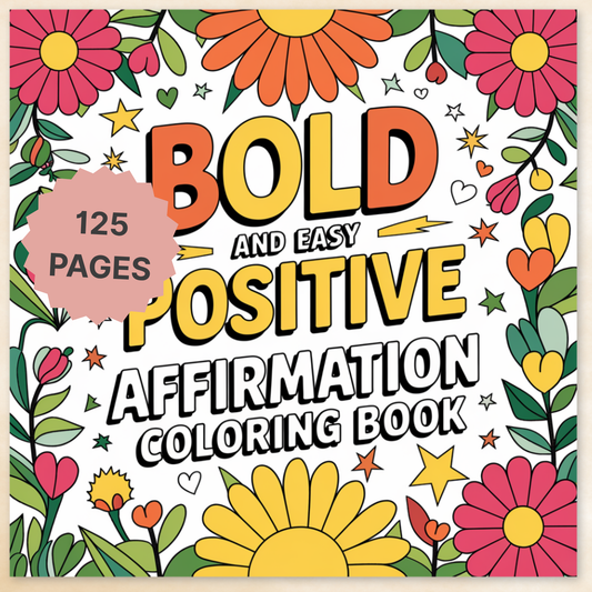 Bold Affirmation Coloring Book