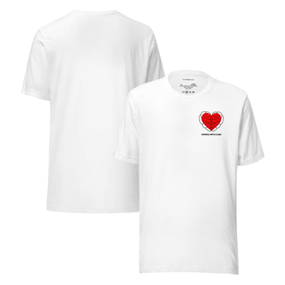 Handle with Care Heart Brain Unisex T-Shirt
